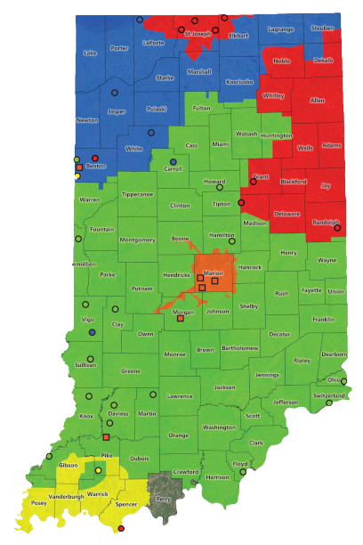 Service Territory Maps Indiana Energy Association